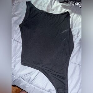 SHEIN One Shoulder Tank Too Bodysuit